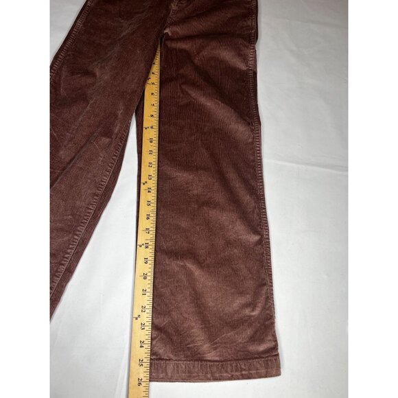 Madewell The Emmett Wide Leg Full Corduroy Pants Petite 24 - Picture 10 of 11